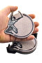 Set of 4 Coasters - with Caucasian Circassian Kamal Man Figure - 5