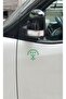 Adygea Flag Foil Sticker Green 8 cm - 3
