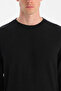Anthracite Melange Basic Soft Touch Sweatshirt - 5