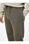 Straight Fit Pike Fabric Pocket Detailed Relaxed Cut Waist Lace up Trousers - 5