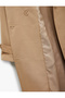 Long Sleeve Buttoned Belt Detailed Pocketed Double Breasted Collar Trench Coat - 6
