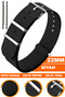 22mm Fossil-Welder-Casio-Seiko-Omega-Armani Watch Compatible Nato Textile Fabric Watch Band NTTEK22