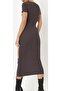 Midi Dress with Back Stitching Detail - 2
