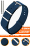 18mm Fossil-Welder-Casio-Seiko-Omega-Armani Watch Compatible Nato Textile Fabric Watch Band NTTEK18