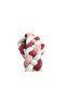 4-Piece Knit Protection Bed Edge Protector Dark Pink Dust Pink White White - 2