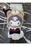 Sanrio Kawaii Kuromi Luxury Oversized Plush Toy Keychain 17cm Cute Birthday Lover Gift - 3