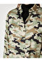Camouflage Patterned Long Sleeve Shirt - 5