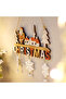 Christmas Wooden Door Hanging Pendant: Rustic Holiday Charm - 2