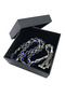 Silver-Enamel Rosary, Four-Drop Model Metal Tassel Rosary. Gift Boxed - 2