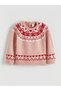 Özmarka New Season Crew Neck Patterned Girls' Knitwear Sweater - 2