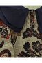 Apron Collar Half Buttoned Slit Quilted Tunic -Beige - 5