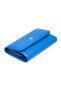 Blue Genuine Leather Women's Wallet - S1Cb00005730-K1E