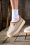 Valentine Suede Fur-Lined Colorful Sole Tazz Slippers - 2