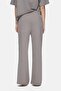 Daphne Graphite Spanish Flare Cotton Embroidered Standard Fit Women's Sweatpants - 3