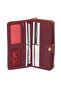Claret Red Genuine Leather Women's Wallet - S1Cb00005789-M71 - 3
