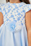 ROBASI FLOWERY SATIN SKIRT GIRL'S DRESS - 2