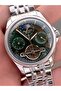 Green Tar Automatic&Self-Winding 3 Atm Water Resistant Steel Band Men's Wristwatch - 3