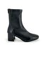 Helia Black Leather Boots - 2