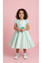 ROBASI FLOWERY SATIN SKIRT GIRL'S DRESS - 3