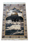 Jerusalem Patterned Luxury Carpet Type Woven Prayer Rug