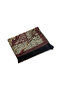 Luxury Ottoman Chenille Prayer Mat with Prayer Beads Gift, Brown - 5