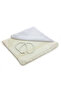 Prayer Rug Set with Headcover Suitable for Bohçaya and Mevlide - with Prayer Beads - White - 2