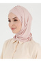 Pleated Isra Series Comfortable Cross Turban - Powder - (St396), (Id 7839613)