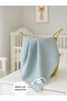 Water Green Muslin Blanket Muslin Baby Blanket Unisex Plain 75*75