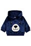 Teddy Bear Embroidery and Ears 6-18 Months Sweatshirt - Navy Blue 18-24 Months