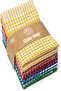 Gingham 5-Piece Yellow German Serving Napkin Kitchen Towel Feeding Cover Drying Cloth 47x67cm - 6