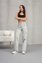 Women's Cargo Straight Fit High Waist Wide Leg Pants - 3