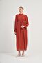 Women's Comfortable Fit Pleated Chiffon Dress Tile 31019 - 5