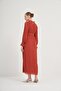 Women's Comfortable Fit Pleated Chiffon Dress Tile 31019 - 6