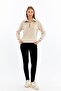 Women's zip-up crewneck sweatshirt - 2