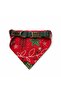 New Year's Concept Bell Cat Collar-Red Detachable Scarf - 2