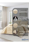 3-Piece Comforter Set – King Size 260x240 cm, Microfiber, Solid Quilted 350 Gsm Filling - 4