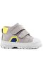 Tails Genuine Leather Gray Yellow Velcro Children's Sports Boots - 2