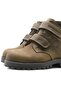 Rakerplus Sentor Genuine Leather Sand Color Fur Velcro Children's Boots - 6