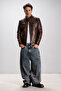 Genuine Leather Men's Coat - 2