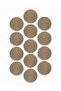 12 Pieces American Wicker Service Plate Knitted Bamboo - 4