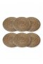 12 Pieces American Wicker Service Plate Knitted Bamboo - 7