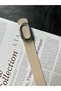 Let O Letter Patterned Women's Silver Buckle Belt Jacket Belt Dress Belt Trouser Belt - 3