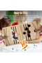 Large Sling Puck Game - Wooden Hockey Table Slingshot Board Game - 3