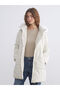 Fur Hooded Women's Puffer Coat