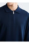 Petrol Polo Collar Men's Knitwear Sweater - 3