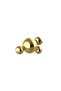 Mozart Metal Button Handle Gold Tv Unit Cabinet Door Modern Drawer Furniture Bedside Table with Single Hole
