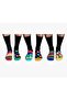 Hn Socks Colorful Geometric Pattern and Character Themed Unisex Socks Set (5 Pieces) |   & Stylish Patterned