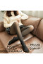 Imported Black Thin Socks Look Thermal Plush Panty Gold Socks - 7