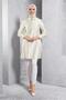 Brooched Jacquard Tunic 44737