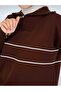 Zipped Stand-Up Collar Knitwear Suit with Pants - 2